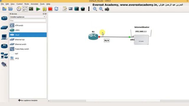 2. CCNP : Configure Default Route on the Cisco Routers (GNS3 & DSL Router) смотреть онлайн