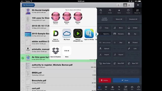 How to Manage Files in Goodreader 4 on the iPad смотреть онлайн