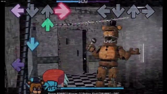FNF: Vs. FNaF 2 Fallen Star Perfect смотреть онлайн