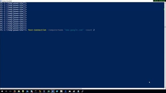How to ping a server with Powershell смотреть онлайн