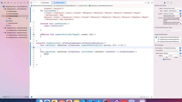 UISegment Control And UITableView In Swift IOS смотреть онлайн