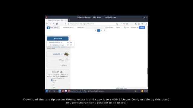 Lubuntu 20.04: Change cursor themes смотреть онлайн