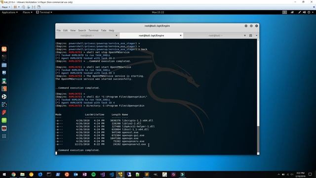 Privilege Escalation - Using PowerShell Empire and PowerUp to Exploit a Vulnerable Service смотреть онлайн