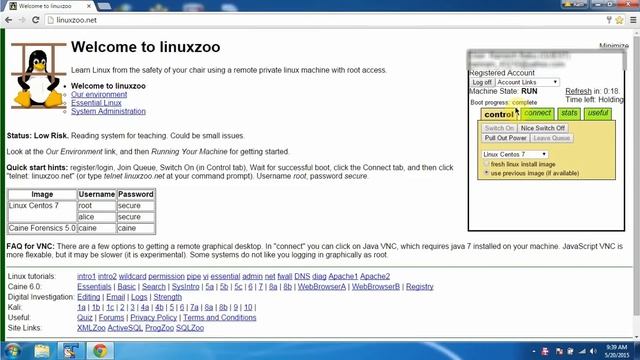 Linux Tutorial : Linuxzoo Free Linux Setup for Learning смотреть онлайн