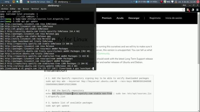 Como Instalar Spotify en Ubuntu Linux (2016) смотреть онлайн