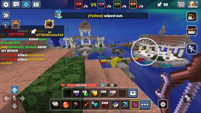Building A SECRET BASE On Enemy's Island In BedWars (Blockman Go)