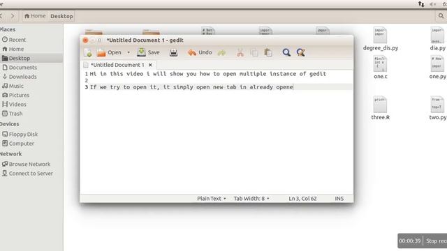 How to open multiple instance of gedit in ubuntu смотреть онлайн
