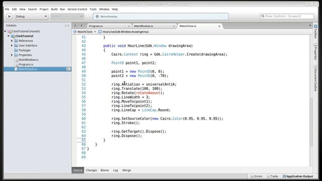 C# Create a Watch Clock in MonoDevelop - Part 3 смотреть онлайн