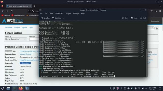 CARA INSTALL/UNINSTALL CHROME DI ARCH LINUX смотреть онлайн