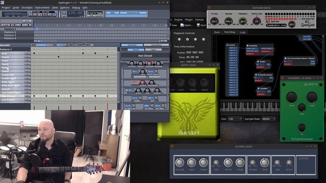 More Linux Metal! "Rectifier-ish" Tone with Free Plugins смотреть онлайн