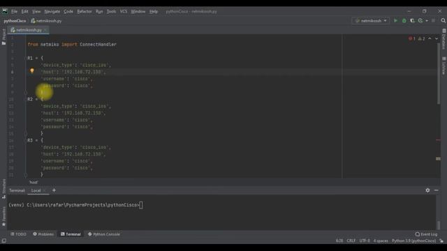 Como Automatizar redes com PYTHON e NETMIKO [ passo a passo ] смотреть онлайн