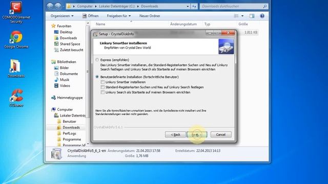 CrystalDiskInfo Deusch - Installation - kurzer Einblick смотреть онлайн