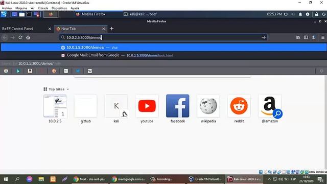 vulnerar credenciales con beef en Kali linux смотреть онлайн