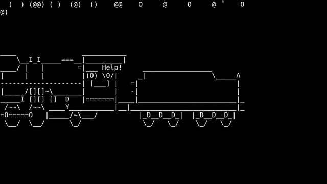 sl: display animated steam locomotive in the terminal смотреть онлайн