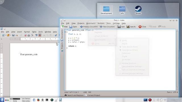 Kubuntu KDE desktop | managing applications windows | Linux computer смотреть онлайн