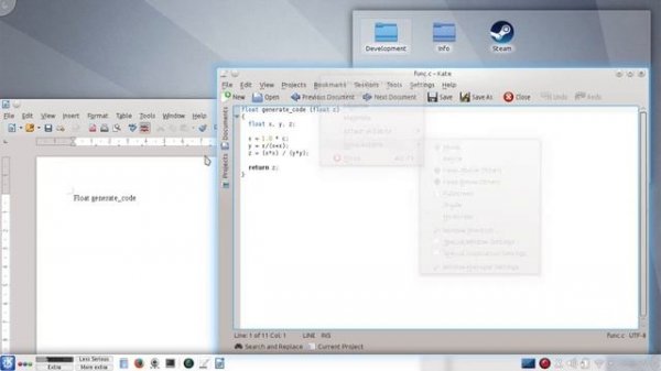 Kubuntu KDE desktop | managing applications windows | Linux computer