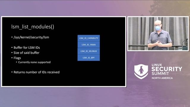 System Calls for the Linux Security Module Infrastructure - Casey Schaufler, The Smack Project смотреть онлайн