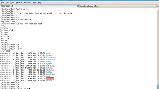Compress Files and Folder in Linux using Shell Prompt смотреть онлайн