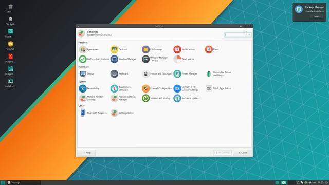 Checking out Manjaro Xfce 17.1.3 смотреть онлайн