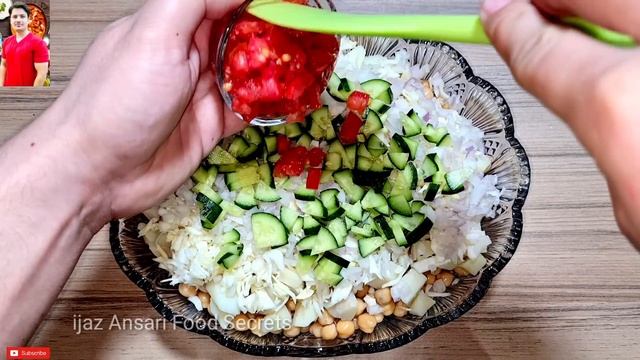 Chana Chaat Recipe By ijaz Ansari | Special Chana Chaat Recipe | Aloo Cholay Chana Chaat Recipe | смотреть онлайн