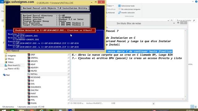 Como Instalar Borland Pascal 7 смотреть онлайн