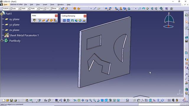 Catia Online Video Eğitim Sheet Metal Cutouts ve Holes #sheetmetal #drkacademy #catia смотреть онлайн