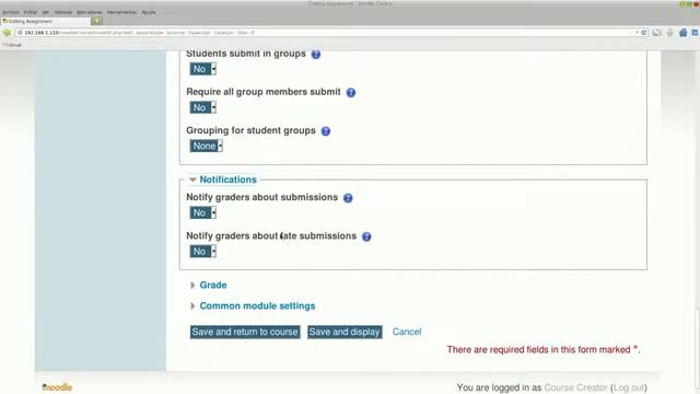 Creating courses on Moodle 2.6.1 5/10 - assignments смотреть онлайн