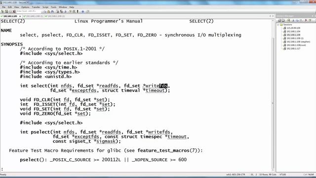 嵌入式Linux网络编程基础11 IO复用select的例子 上半部分 смотреть онлайн