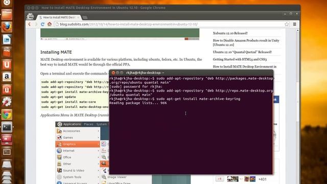How to Install MATE Desktop Environment in Ubuntu 12.10/13.04 смотреть онлайн