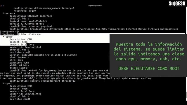 #LinuxTip 8: Ver información del Hardware en Linux смотреть онлайн