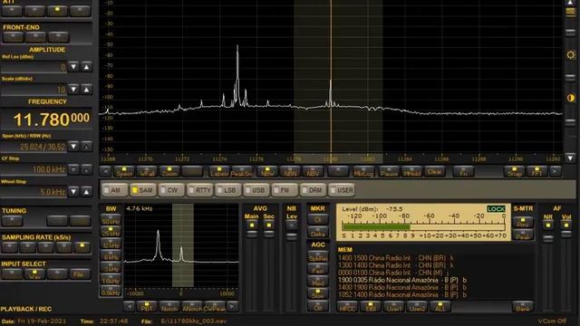 SDR Comparison: Perseus / Airspy HF+Discovery on 11780kHz RN da Amazonia смотреть онлайн