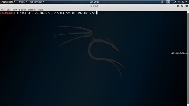 how to use nmap decoy command in kali linux смотреть онлайн
