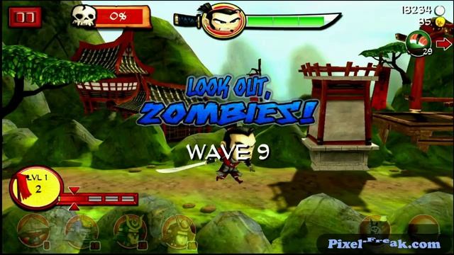 Samurai Vs. Zombies Defense Walkthrough / Guide - Waves 6-10 (Part 2) смотреть онлайн