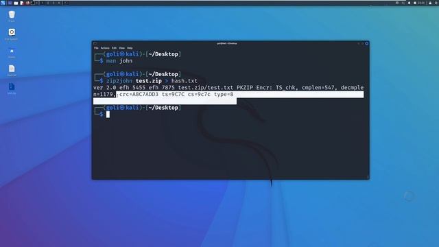 John the Ripper how to crack a password of a zip file смотреть онлайн