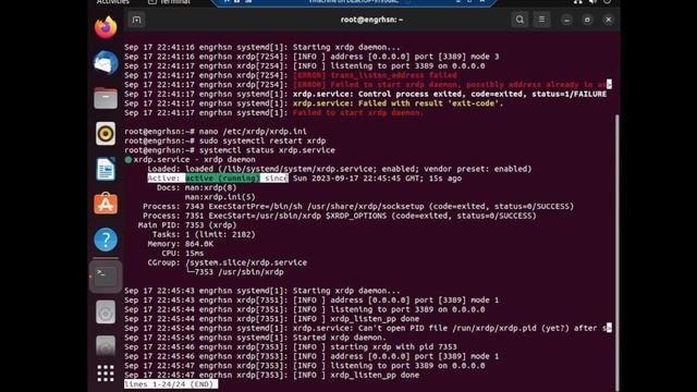How To Fix ERROR Failed to Start xrdp Daemon смотреть онлайн