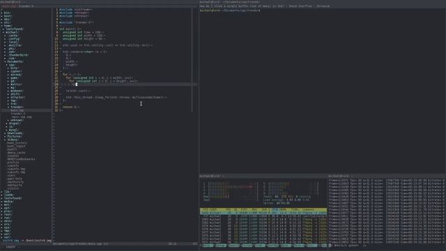 [Linux] Creating simple matrix rain смотреть онлайн