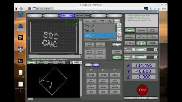 Raspberry Pi CNC: SBC-CNC Software, Text, Letters & Fonts carving/cutting, #Alternative to Linux CN смотреть онлайн