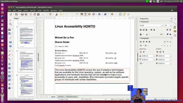 PDF File Editing in LibreOffice Draw Application смотреть онлайн
