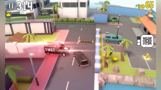 Reckless Getaway 2 - All Levels Gameplay- iOS / Android Racing Car Vs Police Escape 🚗🚓 смотреть онлайн