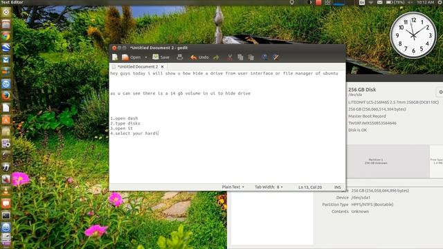 How to Hide a Drive From UI of Ubuntu смотреть онлайн
