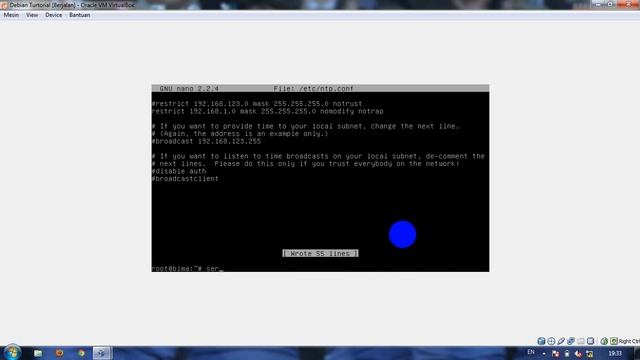 Setting NTP di debian menggunakan virtual box смотреть онлайн