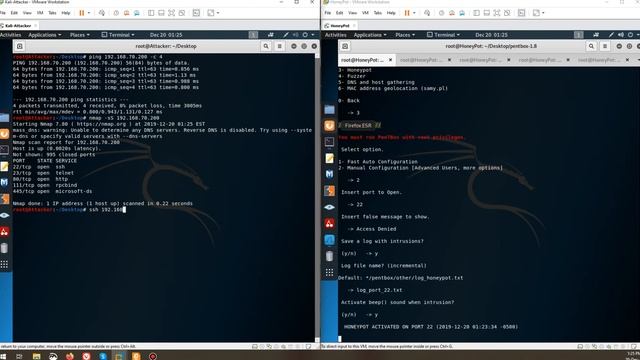 Detect Intruder (HoneyPot - DDoS) смотреть онлайн