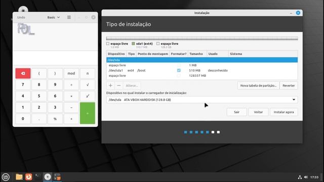 🔵 Instalação do Linux Mint 21.1 - Em modo opção avançada (Manual) смотреть онлайн