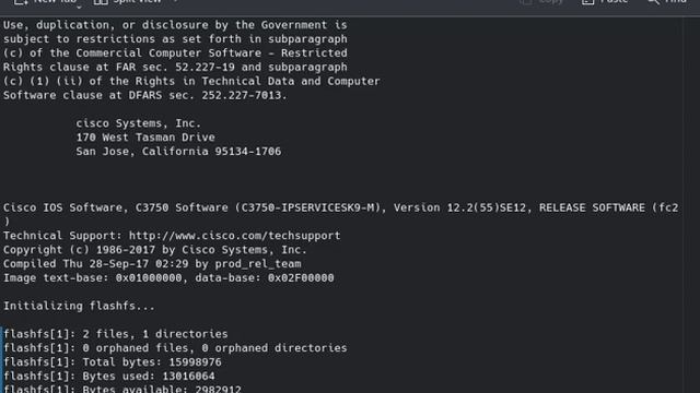 Cisco 3750 Switch Boot Process смотреть онлайн