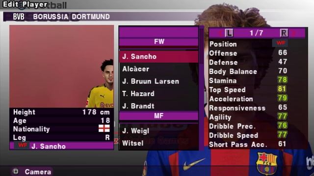 PES 2020 PPSSPP English Version Camera PS4 Android Offline 600Mb Mini Kits PS4 & New Update смотреть онлайн