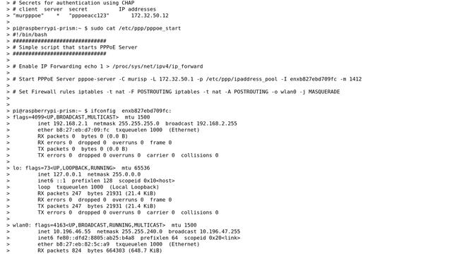 Raspberry Pi: RaspberryPi as PPPoE server - issue in starting ppp service смотреть онлайн