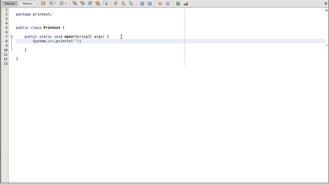 Java | Printout | NetBeans 8.2 смотреть онлайн