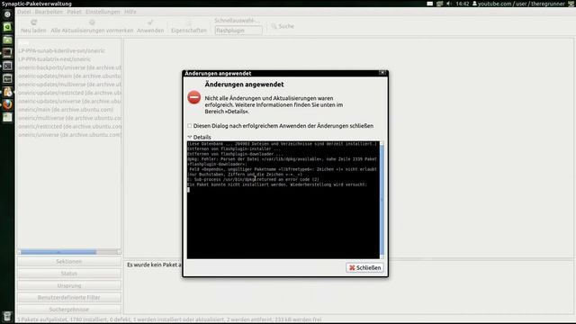 Ubuntu : Synaptic , Fehlerbehebung ... defekte Pakete und Dateien , fehlende Schlüssel usw ... смотреть онлайн