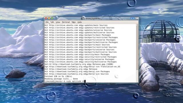 Linux Mint Beryl 3D Desktop with Audio смотреть онлайн