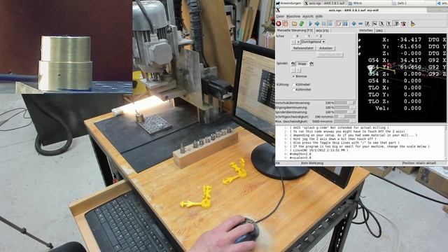 #10 LinuxCNC 4 beginners - Werkzeugvermessung mit Längensensor & Werkzeugtabelle смотреть онлайн